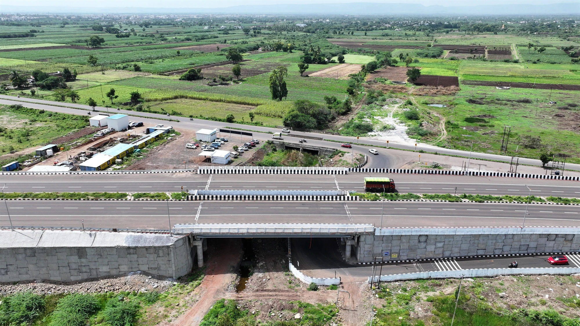 A road structure and its approaches