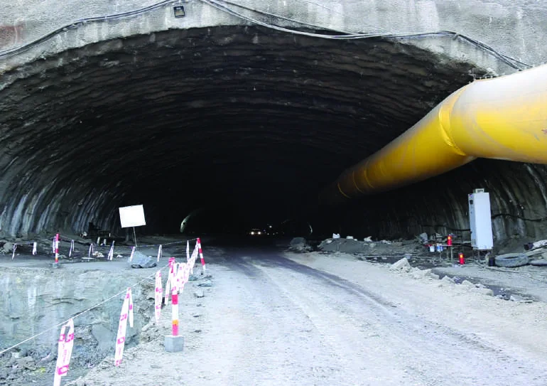 The Bhoj–Morbe tunnel portal